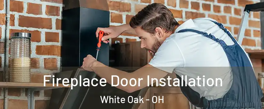  Fireplace Door Installation White Oak - OH
