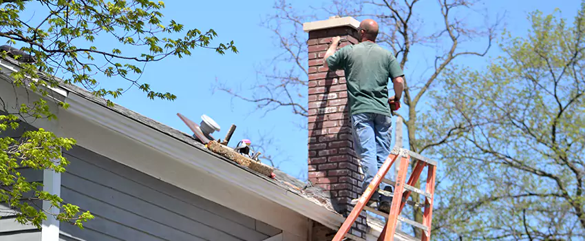Vinyl and PVC Chimney Flashing Installation in White Oak, OH