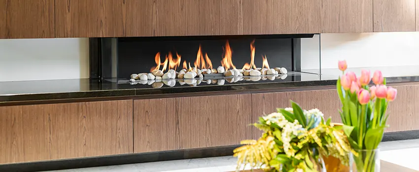 Double-height Fireplace Design Refurbishment in White Oak, Ohio