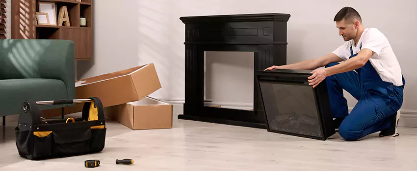Old Rusted Metal Fireplace Repair And Replacement in White Oak, OH